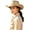 Z7-BG1, variant on Cowgirl Cowboy Hat for Women Men Roll Up Wide Brim Fedora Western Hat with Belt Buckle Beach Vacation Summer