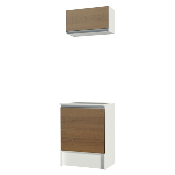 Cocina Integral Completa Modular Madesa Topazio 60cm Marrón