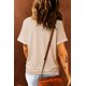 thumbnail image 2 of ABPHQTO Camiseta caqui con estampado gráfico de guitarra Music City para mujer, 2 of 5