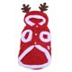 thumbnail image 4 of Wdftyju Patrón de alces de Navidad Cachorro con capucha Abrigo para mascotas Abrigo cálido Vellón Gatito Ropa para perros Wdftyju 3yl3ch0wk5wn3rn0D05, 4 of 9