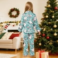 thumbnail image 6 of Gubotare Christmas Pajamas for Boys Pajama Sets Long Sleeve Pattern Print Soft Comfy Sleepwear 2 Piece PJS Size 7-8 (Light Green,7-8 Years), 6 of 9