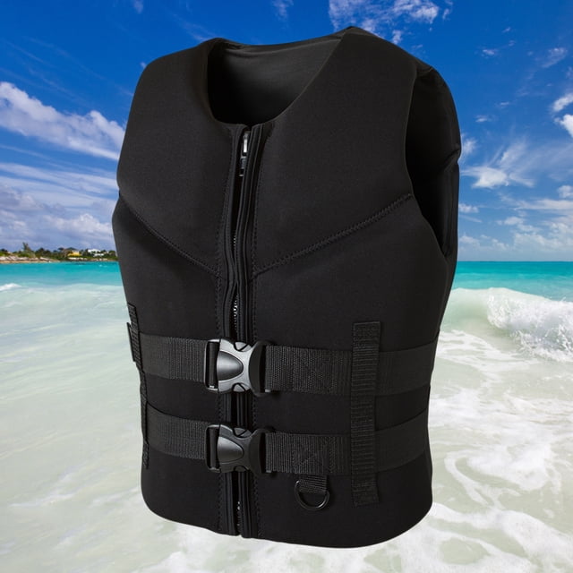 Chaleco salvavidas para adultos Chaleco de flotabilidad de neopreno cálido Seguro suave para nadar Pesca en el mar Hugtrwg Para estrenar