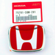 thumbnail image 2 of 1xZ01-02-06 RSX para Acura DC5 JDM Insignia trasera en forma de H roja R TSX CL9 FiT GD1-, 2 of 2