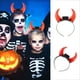 thumbnail image 2 of 2 diademas luminosas con cuernos de diablo LED, accesorio para disfraz de Halloween (rojas), 2 of 7