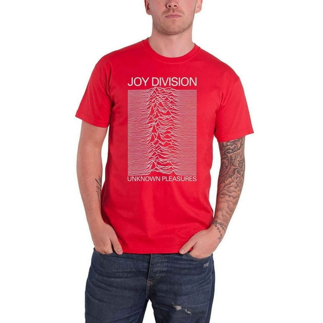 Joy Division T-Shirt en Coton Plaisirs Inconnus pour Adultes