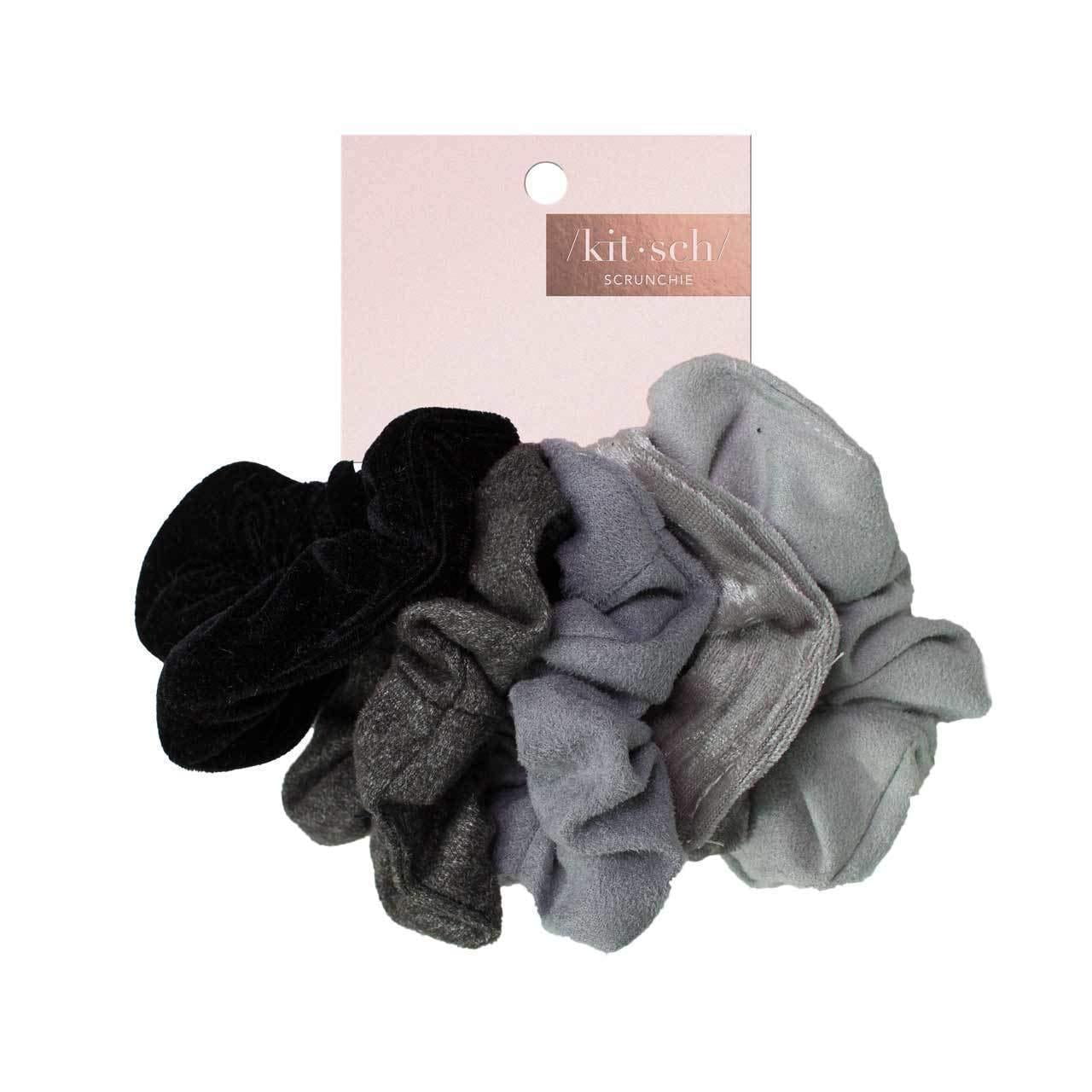 NWT Bellami Gray velvet Logo Scrunchie mochachino_bown-1F-v1.jpg?crop  main image 2