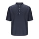 thumbnail image 1 of pstuiky Camisa de manga corta para hombre, Blusas deportivas casuales de manga corta con cuello redondo y color sólido para hombre camisetas de hombre m, 1 of 4