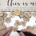 thumbnail image 4 of Wooden Family Birthday Reminder Calendar Board Signs Diy Wall Hanging Calendar Tags Perfect Home Decoration, 4 of 6