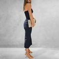 thumbnail image 4 of Bon Rapport Qualité-Prix, Robes Décontractées Unies Sans Manches et Sans Bretelles pour Femmes avec Fentes Latérales, Robe Sans Manches et Sans Bretelles, Robe avec Fente Latérale, Tenue Décontractée Unie pour l'Été Parfaite pour Toutes les Silhouettes, 4 of 9