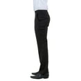 thumbnail image 3 of Mens Dress Pants, Solid Slim Fit,Tailored Bottom Pants, 3 of 3