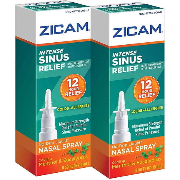 Zicam Intense Sinus Relief Nodrip Liquid Nasal Spray with Cooling