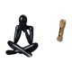 thumbnail image 5 of Escultura abstracta moderna, reloj de pie, estatua en miniatura coleccionable para sala de estar, estantería, decoración del hogar, adorno clásico vin, 5 of 8