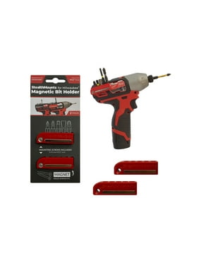 StealthMounts Bit Holder for Milwaukee M12 Red 2 Pack