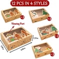 thumbnail image 2 of Tuonito 12 pack Christmas Cookie Boxes with Window,Christmas Treat Boxes Holiday Candy Boxes for Gift Giving,8.66in x 5.9in x 2.75in, 2 of 7