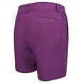 thumbnail image 2 of Snake Eyes Golf Ladies Stretch Woven Shorts Deep Purple Large, 2 of 3