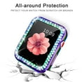thumbnail image 5 of Antank Apple Watch Bands 40mm Women Glitter Metal Strap with Bling Diamond Protective Case For iWatch Series 4 5 6, 5 of 7