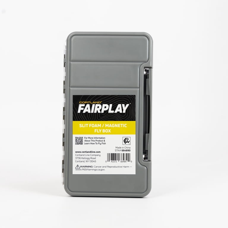 Cortland Fairplay Combination Slit Foam/Magnetic Fly Storage Box