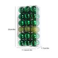 thumbnail image 3 of Bearachild 30 piezas de bolas de Navidad adornos inastillables decoraciones para árboles de Navidad juego de bolas colgantes para decoración de fiesta de Kits de decoración para fiestas Verde claro Bearachild HA007626-08B, 3 of 6