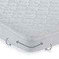 Sealy Waterproof Protection Mini Crib Mattress Pad, White, 38" L x 24