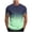 Mint Green#, variant on hoksml Men's Ombre Graphic T Shirts Short Sleeve Crew Neck Casual Tees for Summer