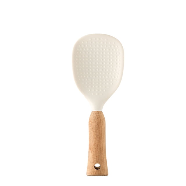 Flatware Serving Utensils Rice Spoon Non-stick Rice Can Be Vertical Household Serving Rice Rice Rice Cooker Plastic Large Beat Rice Spoon Serving Rice Rice Spatula