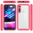 thumbnail image 6 of CoverON Motorola Moto G Fast Phone Case, Military Grade Full Body Rugged Slim Fit Clear Cover, Pink, 6 of 8