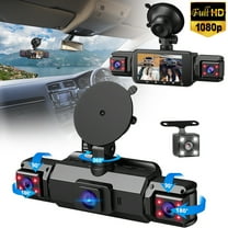 Vital 360 Degree 4 Channel Dash Cam FHD 1080P - 8 IR Night Vision, 24H ...
