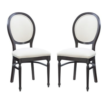 Linon Halston Side Chair Brown Set Of 2