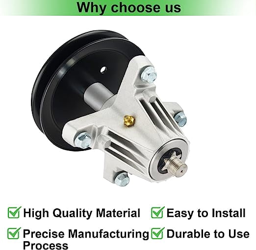 OakTen Mower Spindle Assembly for Craftsman 42 inch Deck T1200 Troy Bilt Pony Bronco TB42 Lawn Tractor 618-06991 918-06991