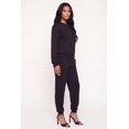thumbnail image 3 of Women's Rhinestone Drop Shoulder Fleece Lined Sweatshirt, 3 of 4