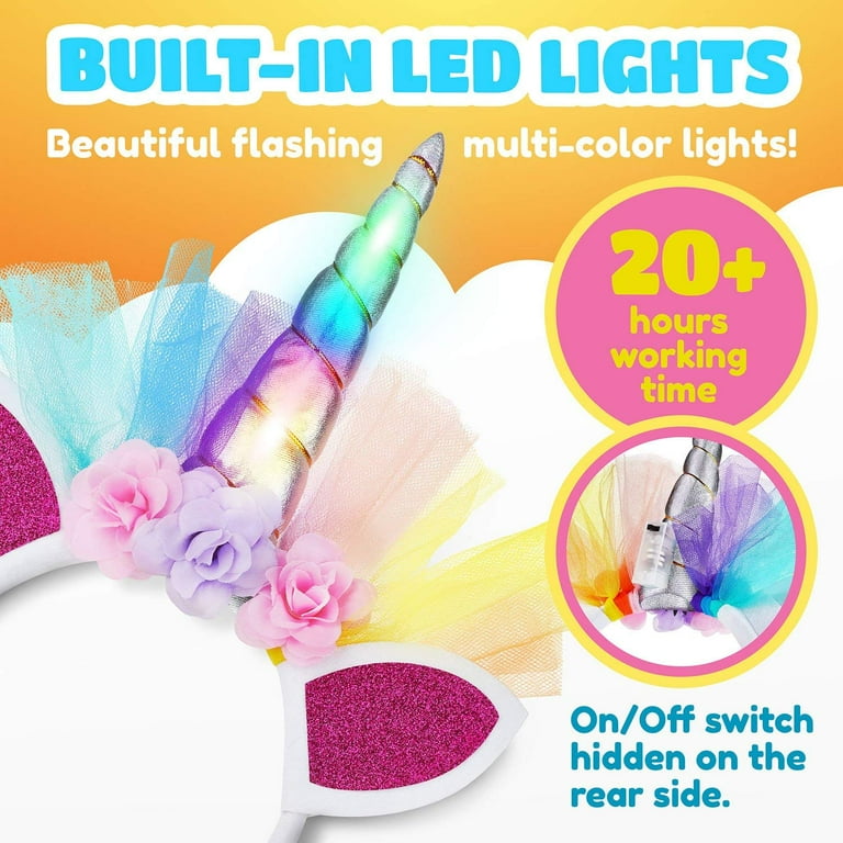 Unicorn Headband Adult Multi Unicorn Headband Adult Multi