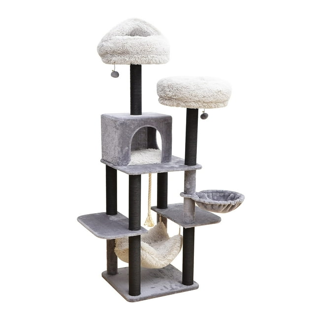 Torre para gatos Cat Tree Catry Babylon con hamaca y rascadores
