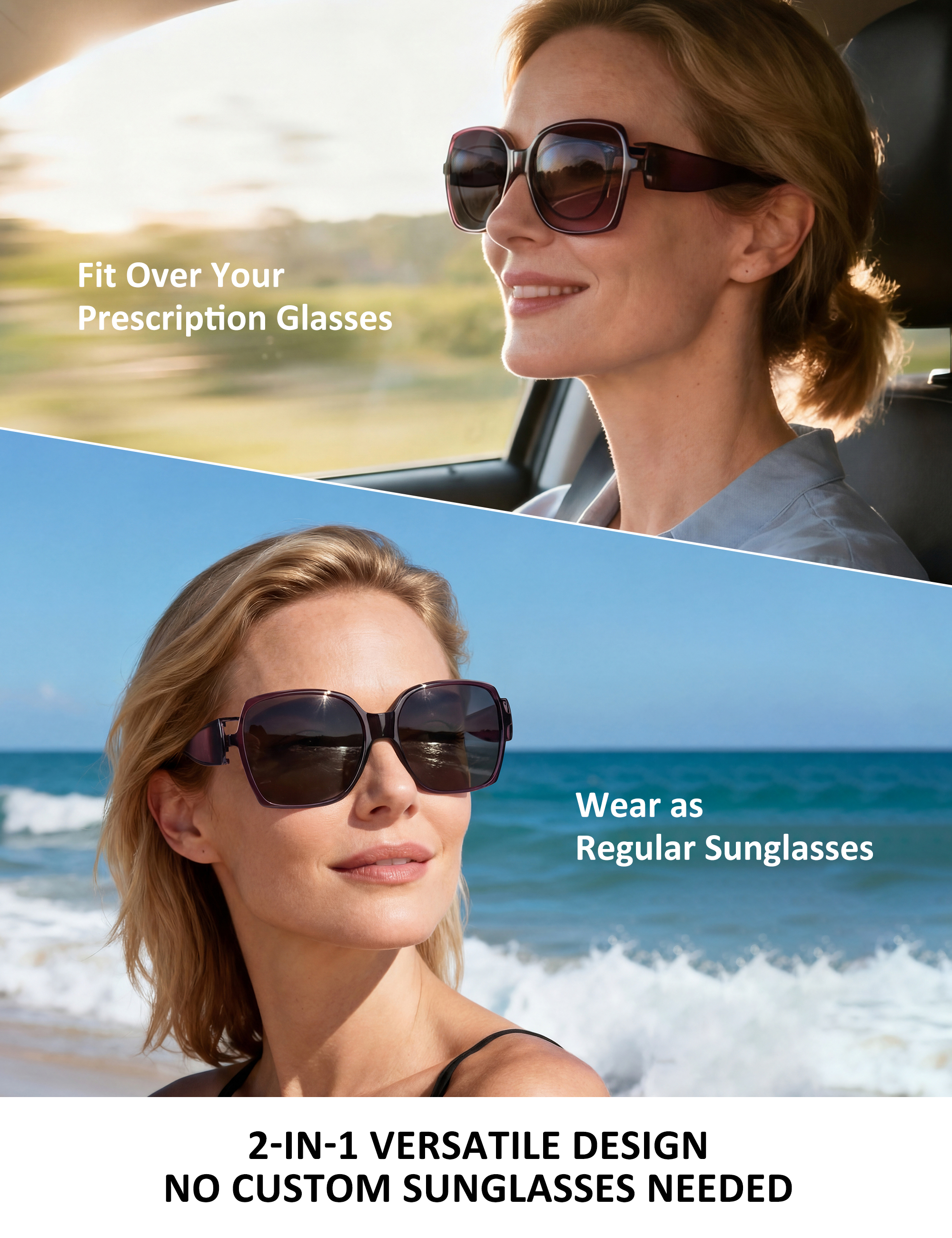 Tinhao Polarized Fit-Over Sunglasses for Women photo 4