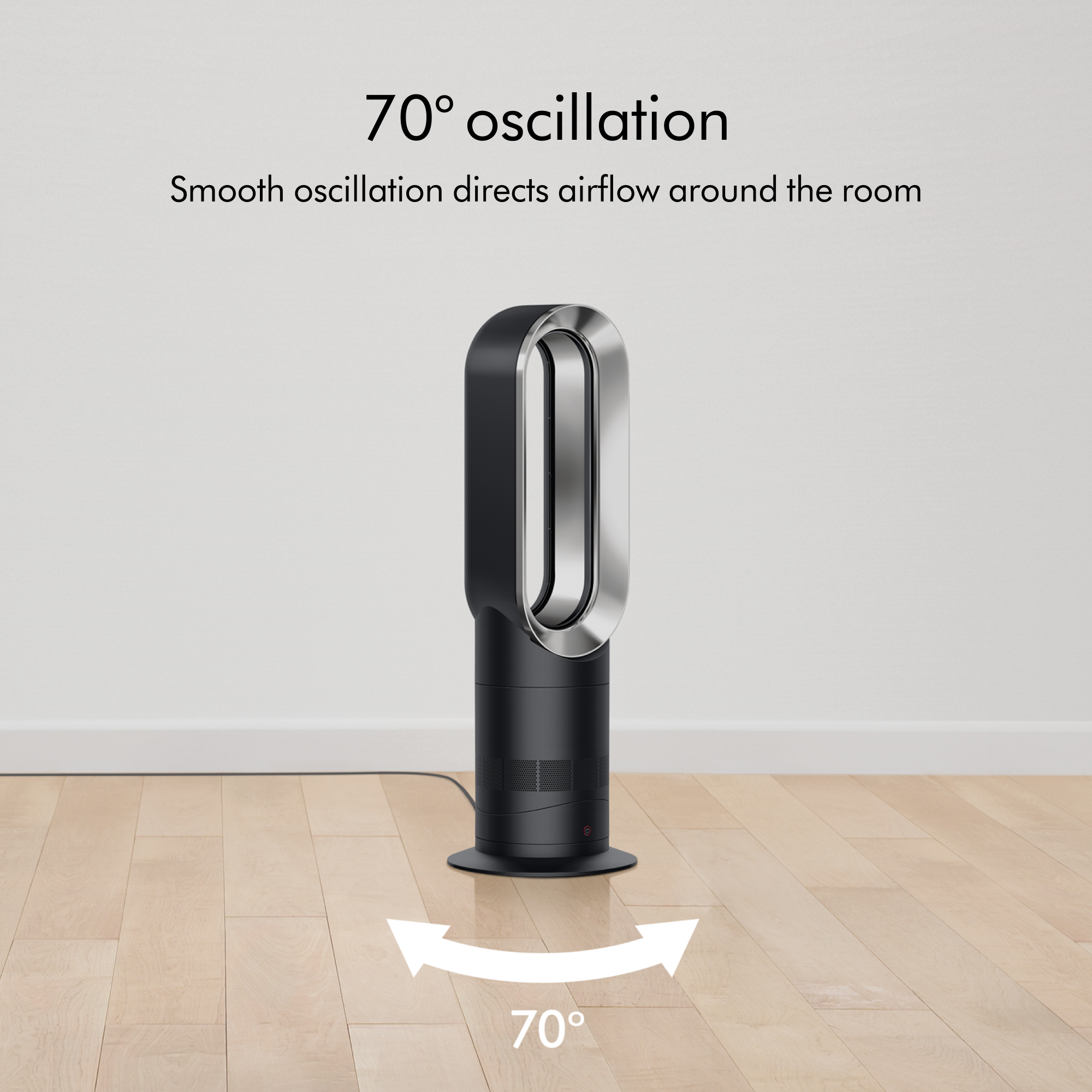 Dyson Hot+Cool Bladeless Jet Focus Fan Heater AM09 | Black