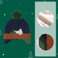 thumbnail image 3 of Tuque pour Enfants, Bonnet Chaud d'Hiver pour Garçons et Filles en Molleton, 3 of 5