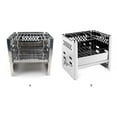 thumbnail image 1 of Stainless Steel Barbecue Grill Portable Folding Washable Reusable Removable Grills Outdoor Backyard Weekend Grilling Tools Straight Grill Net, 1 of 9