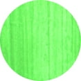 thumbnail image 1 of Ahgly Company Indoor Round Solid Green Modern Area Rugs, 5' Round, 1 of 1