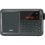 Eton Portable AM/FM Radio, Gray, Nelite