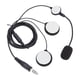 thumbnail image 1 of Micrófono de auriculares de radio de casco de motocicleta negro, auriculares de casco, fácil instalación, auriculares de de dos, 1 of 9