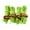 Vert, variante sur jinwen 4 Pcs Cordes de Tente 4mm Hauban de Tente avec Cordon Réfléchissant Hauban de Tente Jaune
