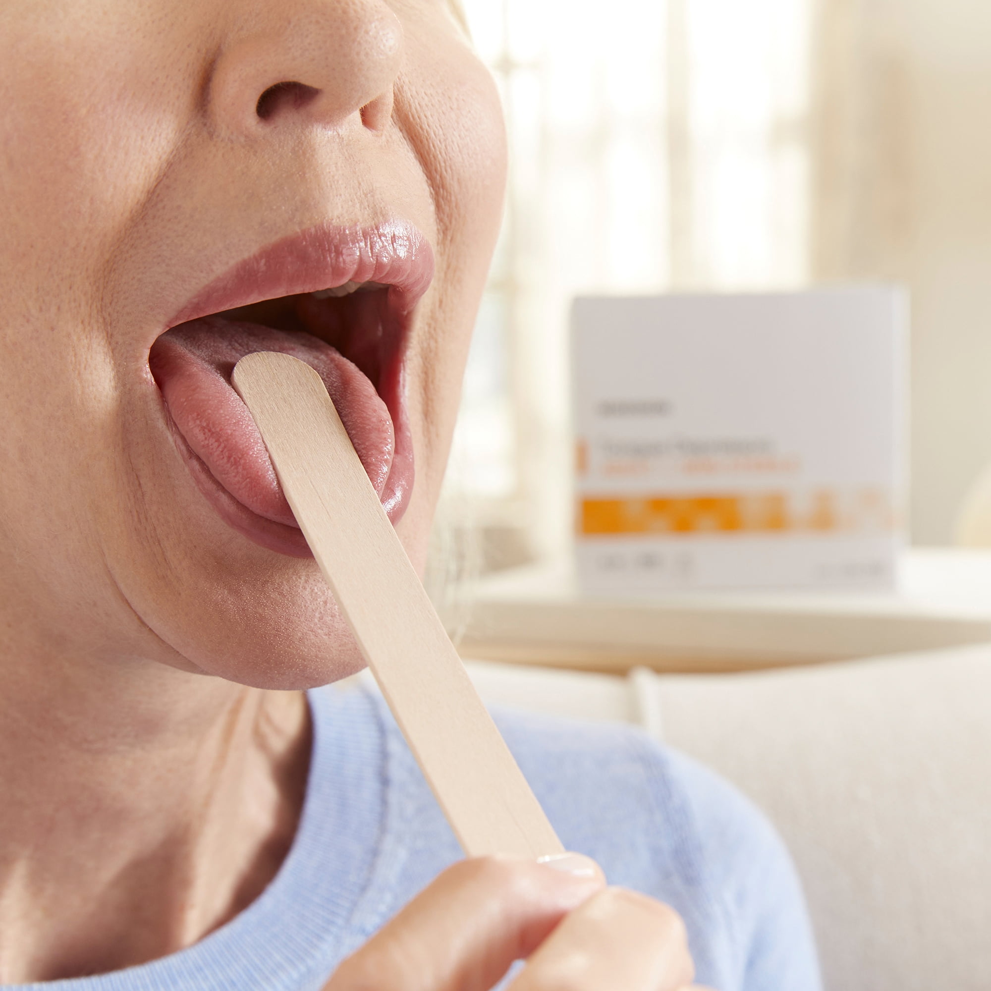 Caring Wood Tongue Depressors, Non-Sterile, 6 Inch, Mauritius
