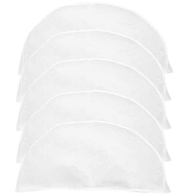 5 fundas de hombro para ropa, protectores de traje, transpirables y antipolvo.