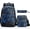 graffiti Blue-3 Set, variant on SIMDOO Graffiti Prints rickyh style 3 Pack Unisex School Backpack Set, Lightweight Water Resistant Laptop Travel Bag with Laptop Compartment for Men & Women, Casual Daypack for College High School Co