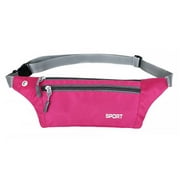 Slim Running Belt Waist Pack Fanny Pack, Water Resistant Runner Waist Bag for Gym Workouts, Travel, Outdoor Activities