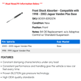 thumbnail image 2 of Front Shock Absorber - Compatible with 1998 - 2003 Jaguar Vanden Plas Base 1999 2000 2001 2002, 2 of 2