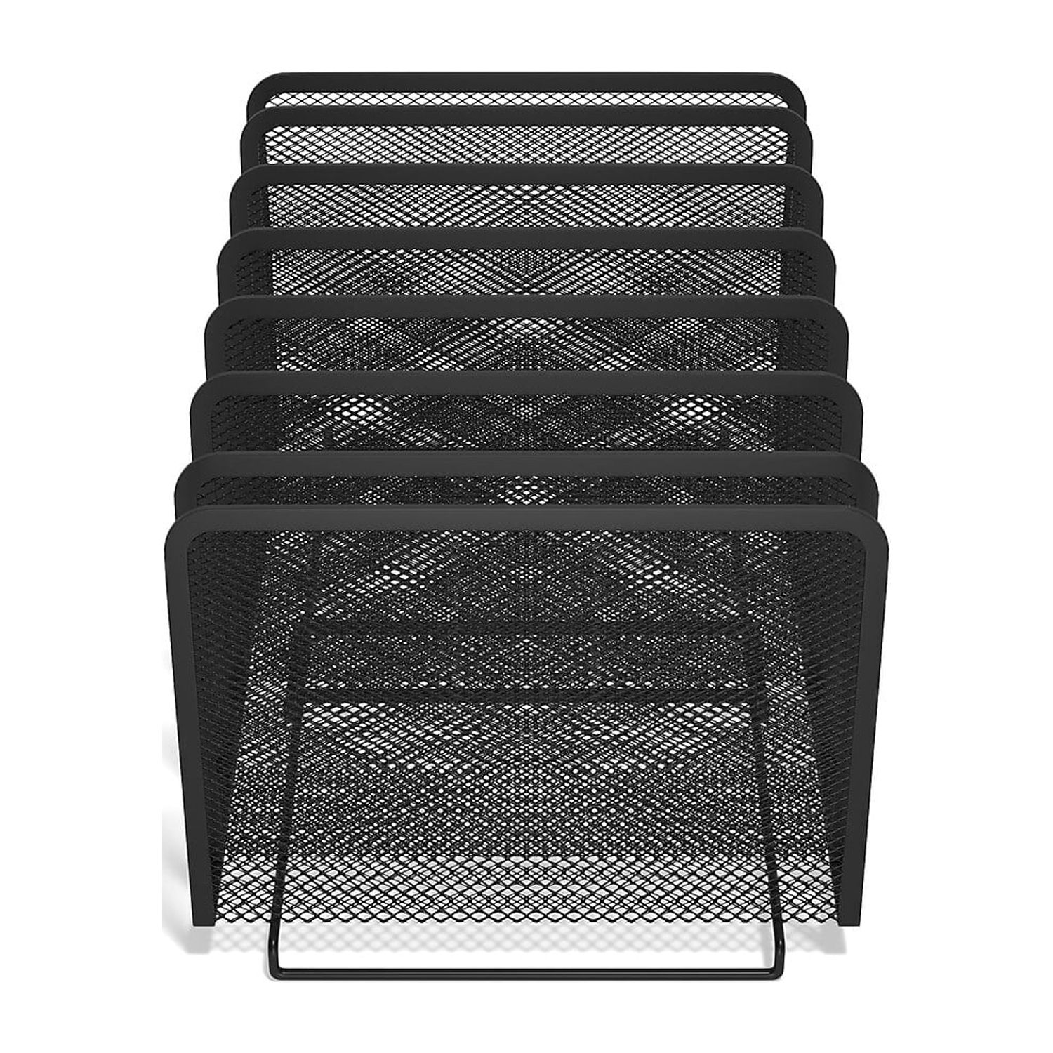 TRU RED 7 Compartment Wire Mesh File Organizer TR57560-CC