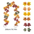 thumbnail image 3 of Tyidzon 6.6FT Fall Leaves Garland Artificial Maple Leaves Fall Garland Hanging Vines for Halloween Thanksgiving Mantel Fireplace Decor, 3 of 6