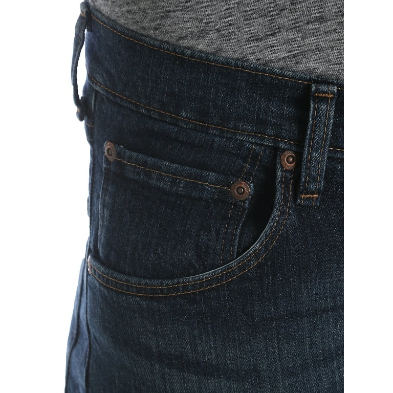 Wrangler Men's and Big Men's Regular Fit Jeans with Flex