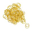 thumbnail image 4 of 100 unids / pieza, conectores de para partidos, manualidades para bricolaje, llaves en tono , hallazgos, joyería D Oro perfecl Anillos de división, 4 of 8