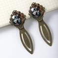 thumbnail image 3 of Wolf Elegant Vintage Copper-Colored Lace Bookmarks - Set of 2, Stainless Steel Book Accessories for Readers and Book Lovers, 3 of 5